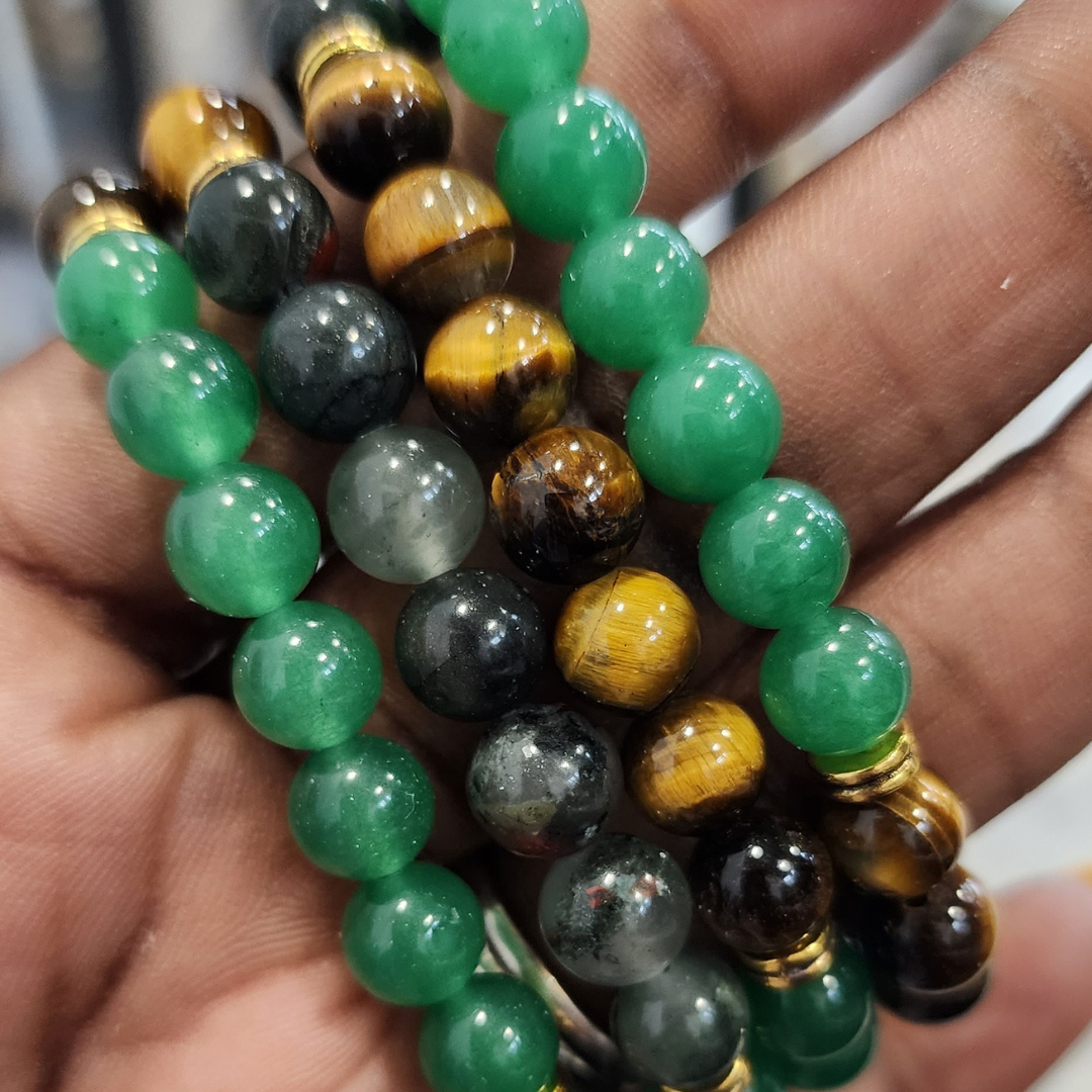 Crystal Bead Stretch Bracelet