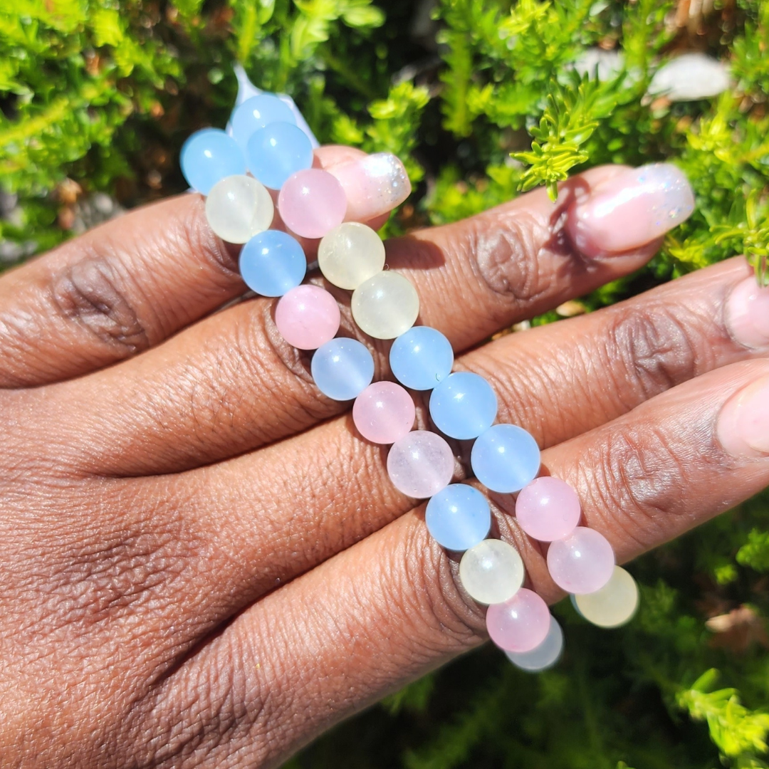 Crystal Bead Stretch Bracelet