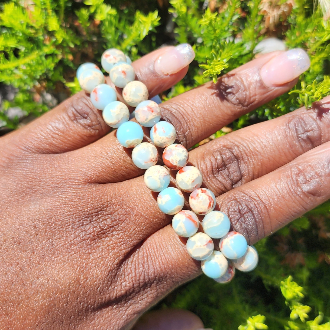 Crystal Bead Stretch Bracelet