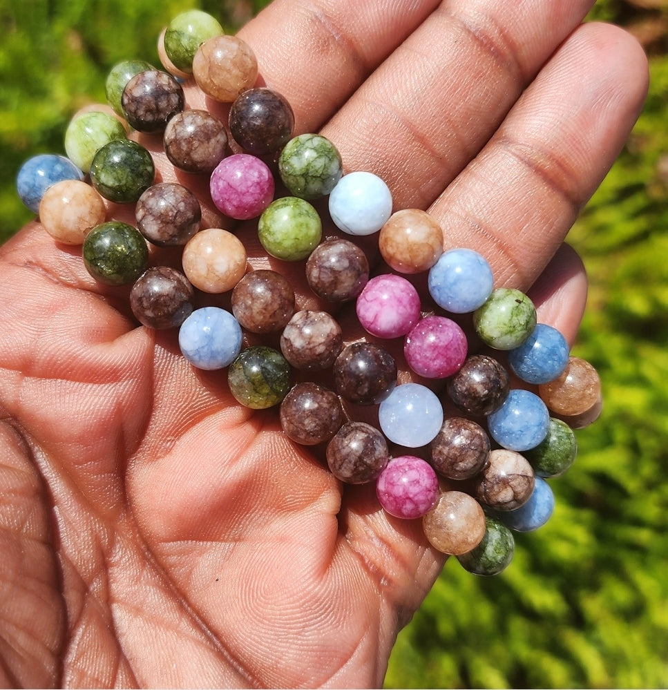 Crystal Bead Stretch Bracelet